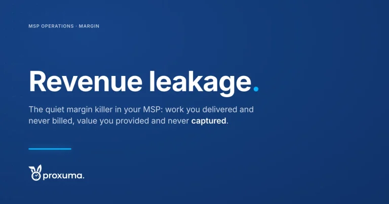 Revenue leakage: the quiet margin killer in your MSP